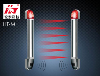 警燈語音型多光束對射防盜柵欄可實現聲光一體化報警